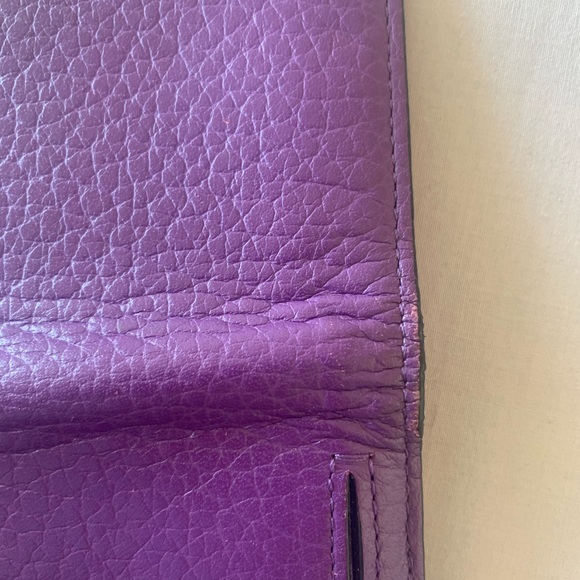Kate Spade leather wallet purple and cream - Picture 11 of 16